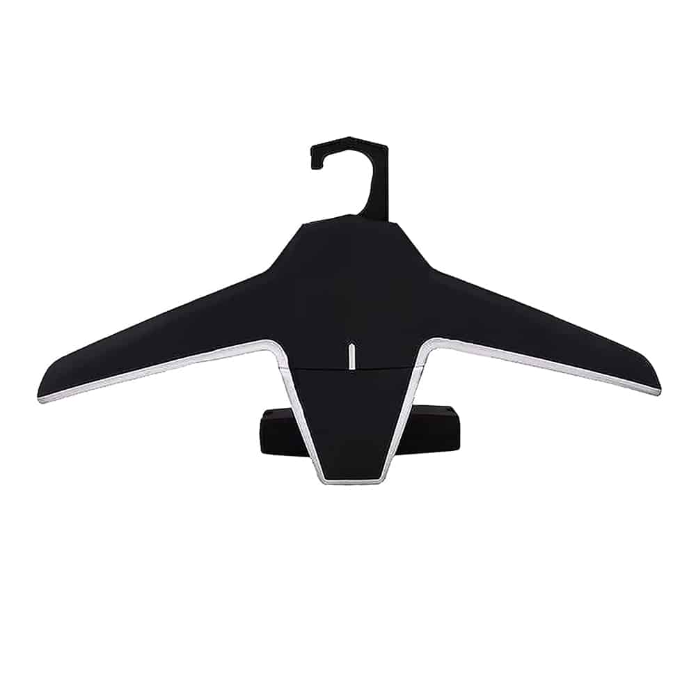 Universal Car Back Seat Coat Folding Hanger for Travel Car Accessories Organizers Multi-Purpose Storage Suit Jacket Clothes Hook - Black