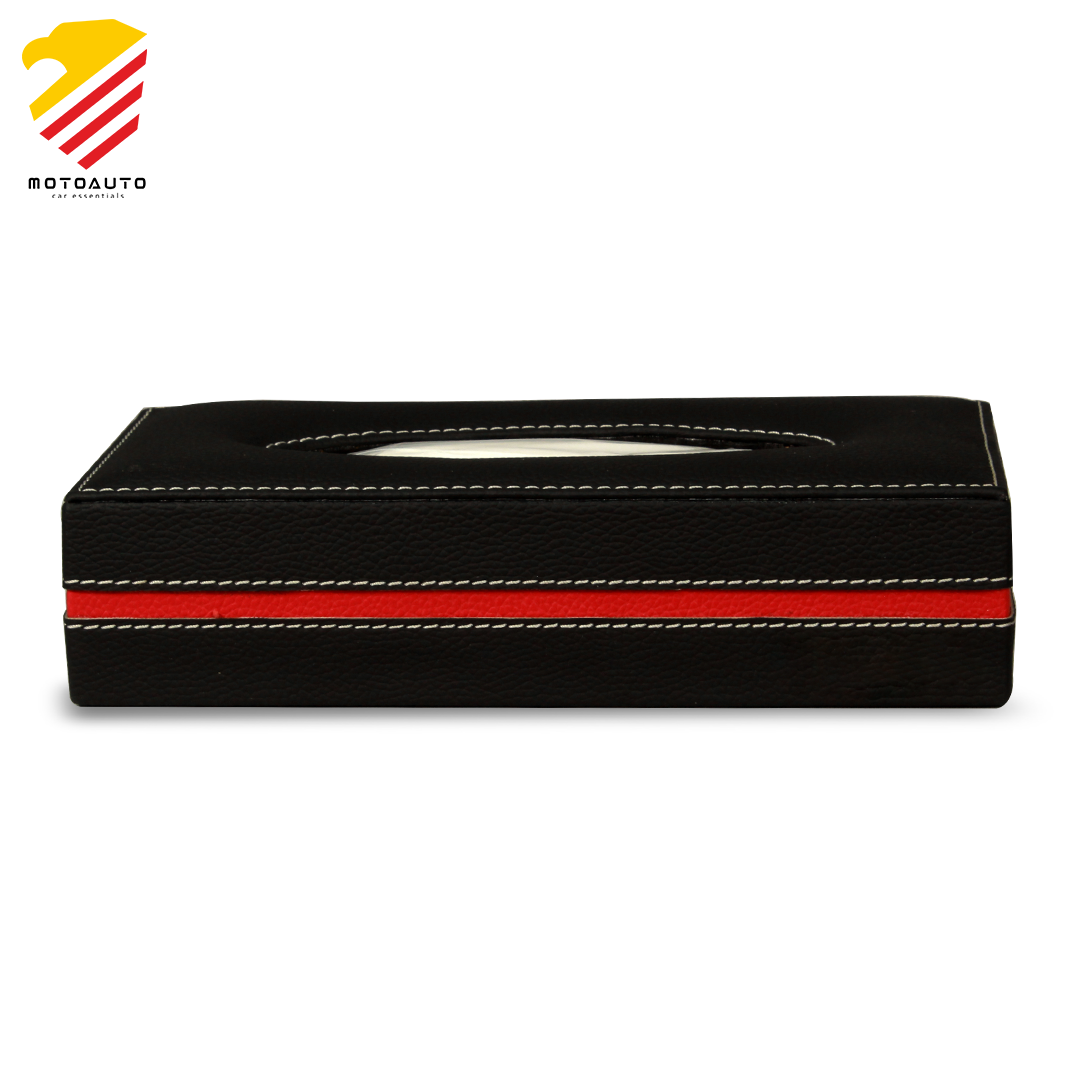 Car TISSUE BOX (Premium) Red/Black